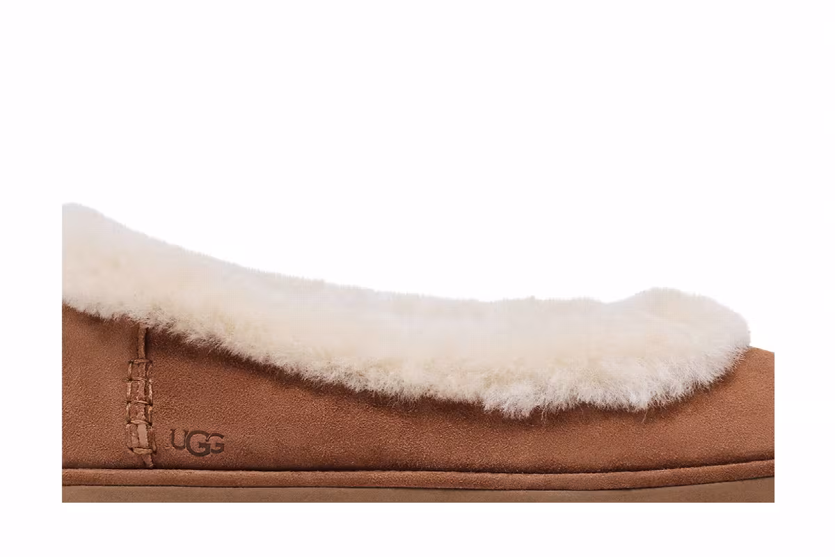 UGG Women's Zora Ballet Flat Chestnut, view 3