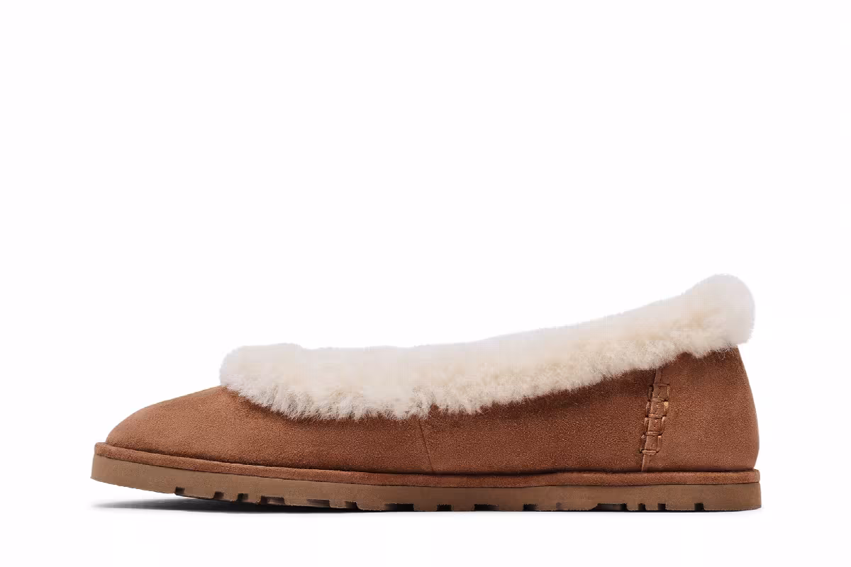 UGG Women's Zora Ballet Flat Chestnut, view 4