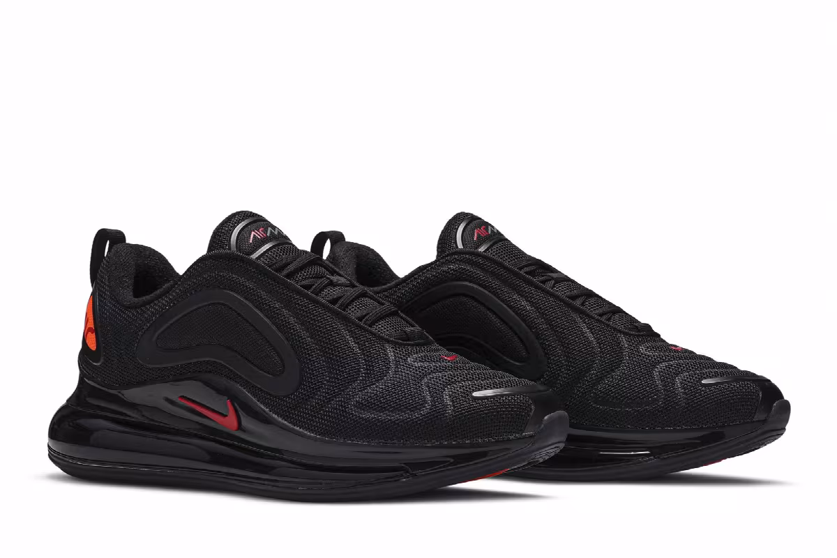 Nike Air Max 720 Black Crimson, view 9