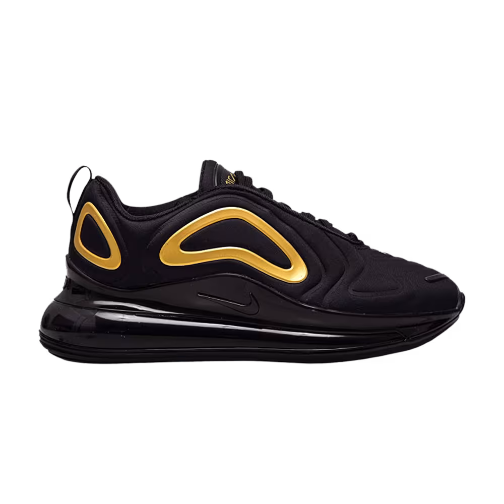 Nike Air Max 720 GS Black Metallic Gold