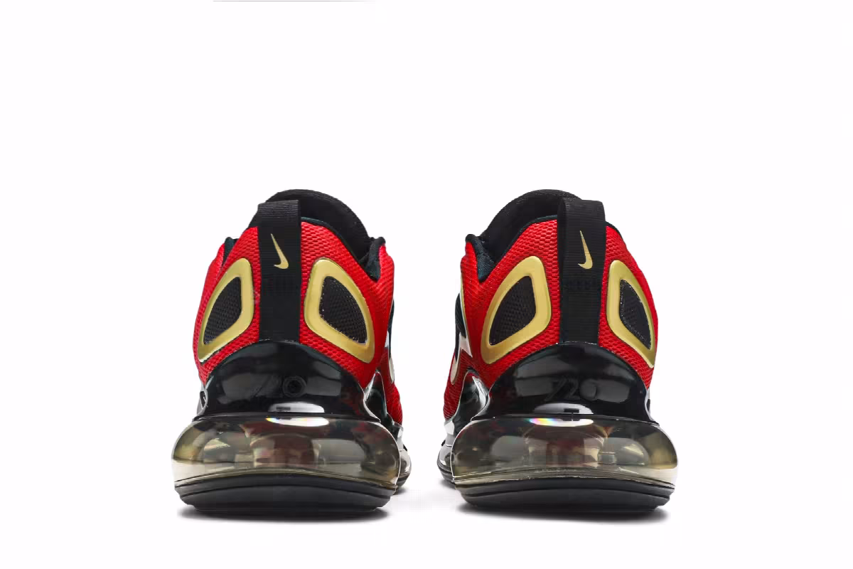 Nike Women's Air Max 720 Red Gold, view 7
