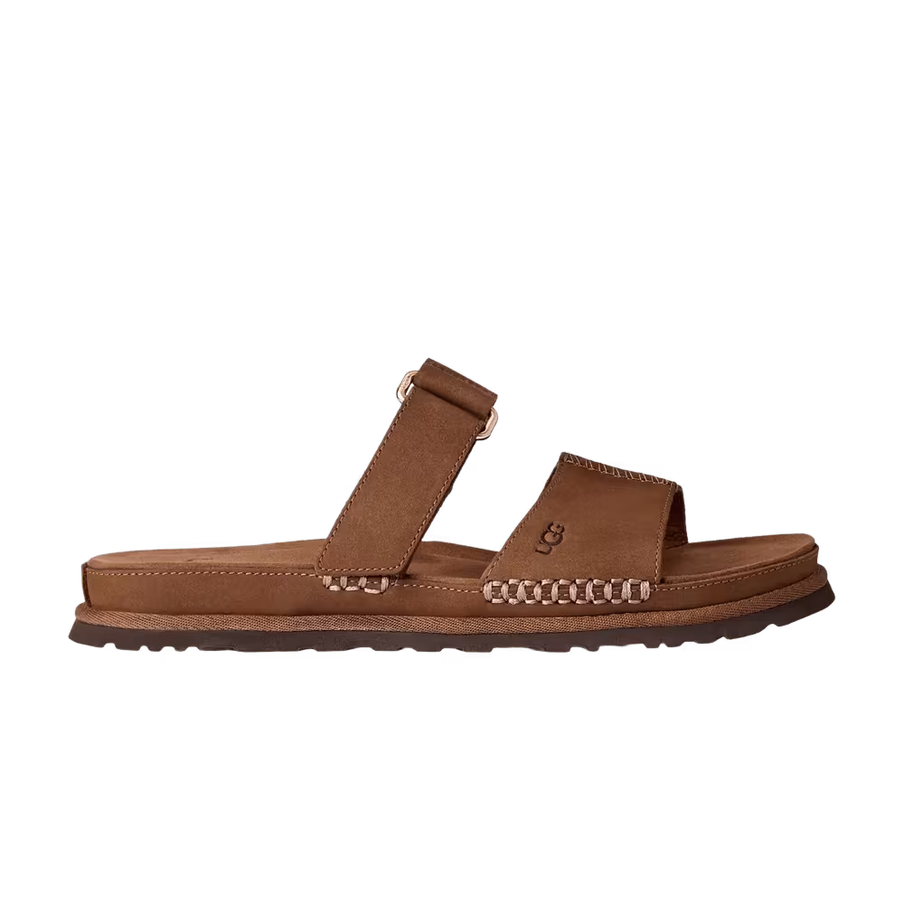 UGG Women's GoldenGaze Slide Dark Chestnut