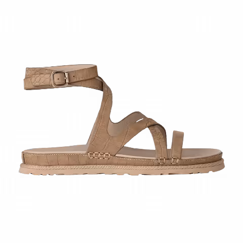 UGG Wmns GoldenGaze Embossed Ankle Wrap 'Mustard Seed'