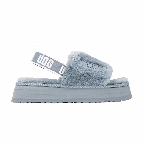 UGG Wmns Disco Slide Sandal 'Ash Fog Grey'