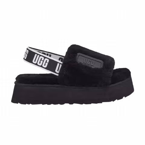 UGG Wmns Disco Slide Sandal 'Black'