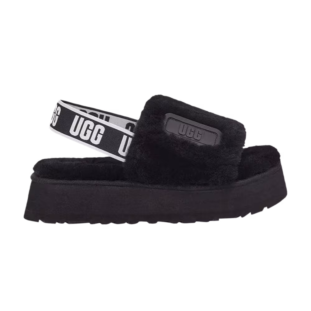 UGG Women's Disco Slide Sandal Black