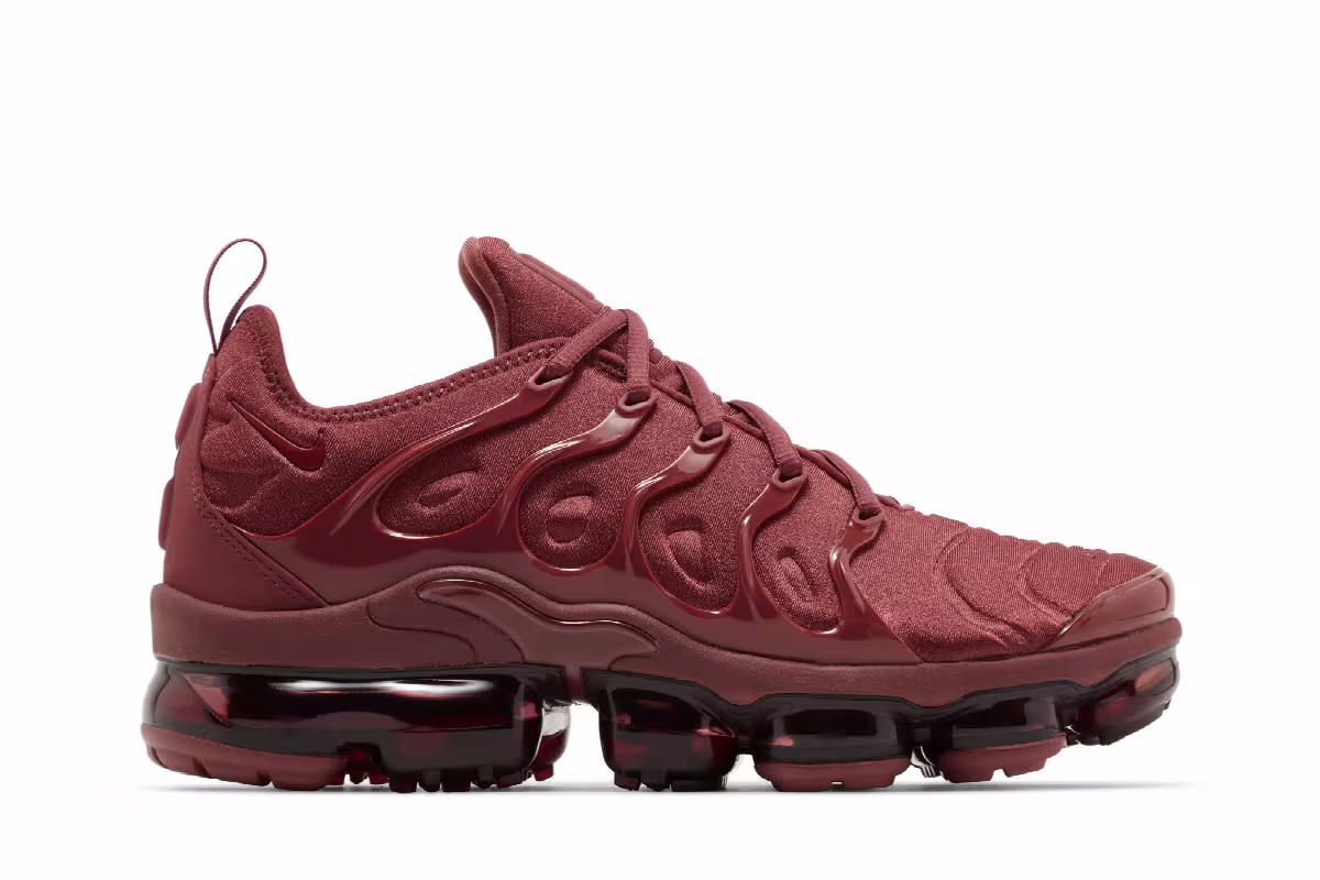 Nike Women's Air VaporMax Plus Cedar Burgundy, view 2