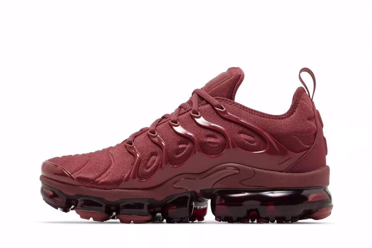 Nike Women's Air VaporMax Plus Cedar Burgundy, view 4