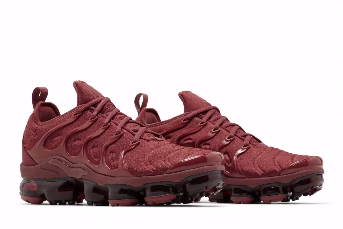 Nike Women's Air VaporMax Plus Cedar Burgundy, view 9