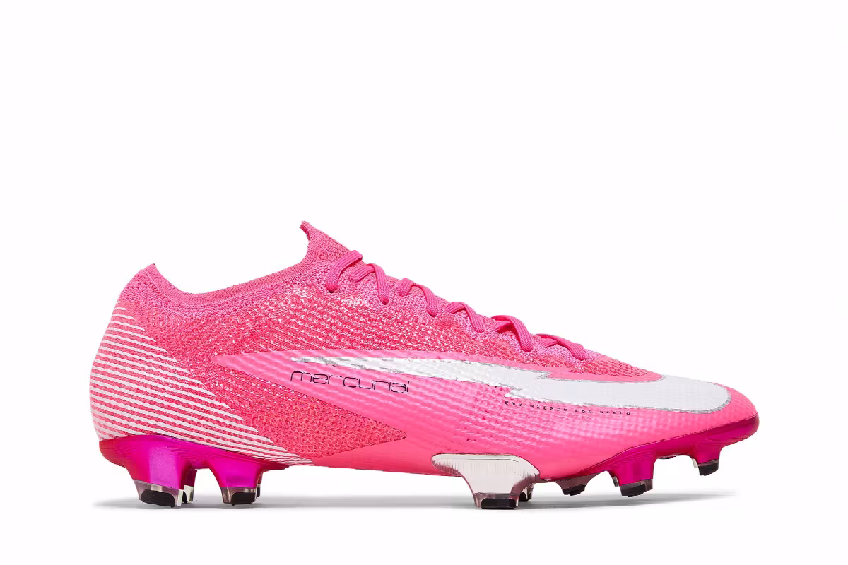 Kylian Mbappé x Nike Mercurial Vapor 13 Elite FG Pink Panther, view 2