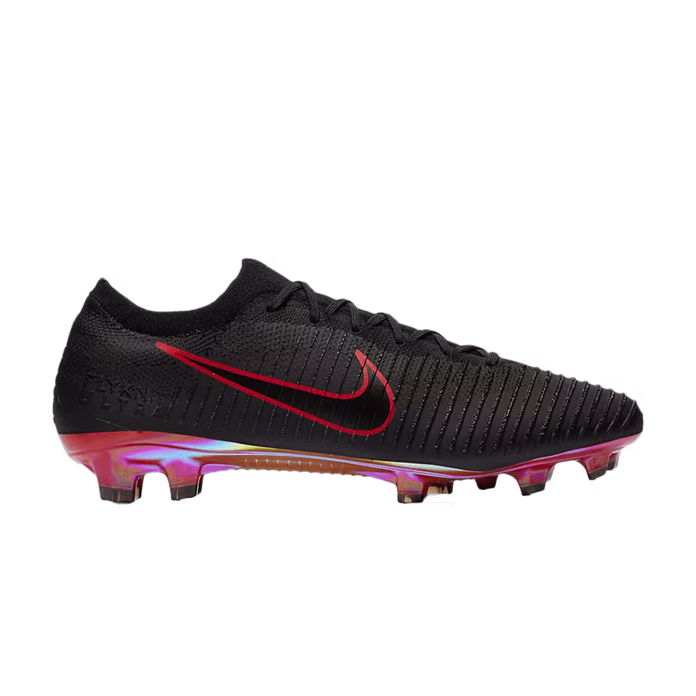 Nike Mercurial Vapor Flyknit Ultra FG Black Red