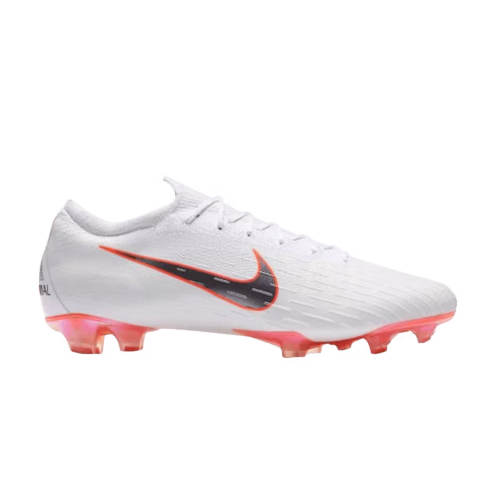 Nike Mercurial Vapor 12 Elite FG White Grey Orange