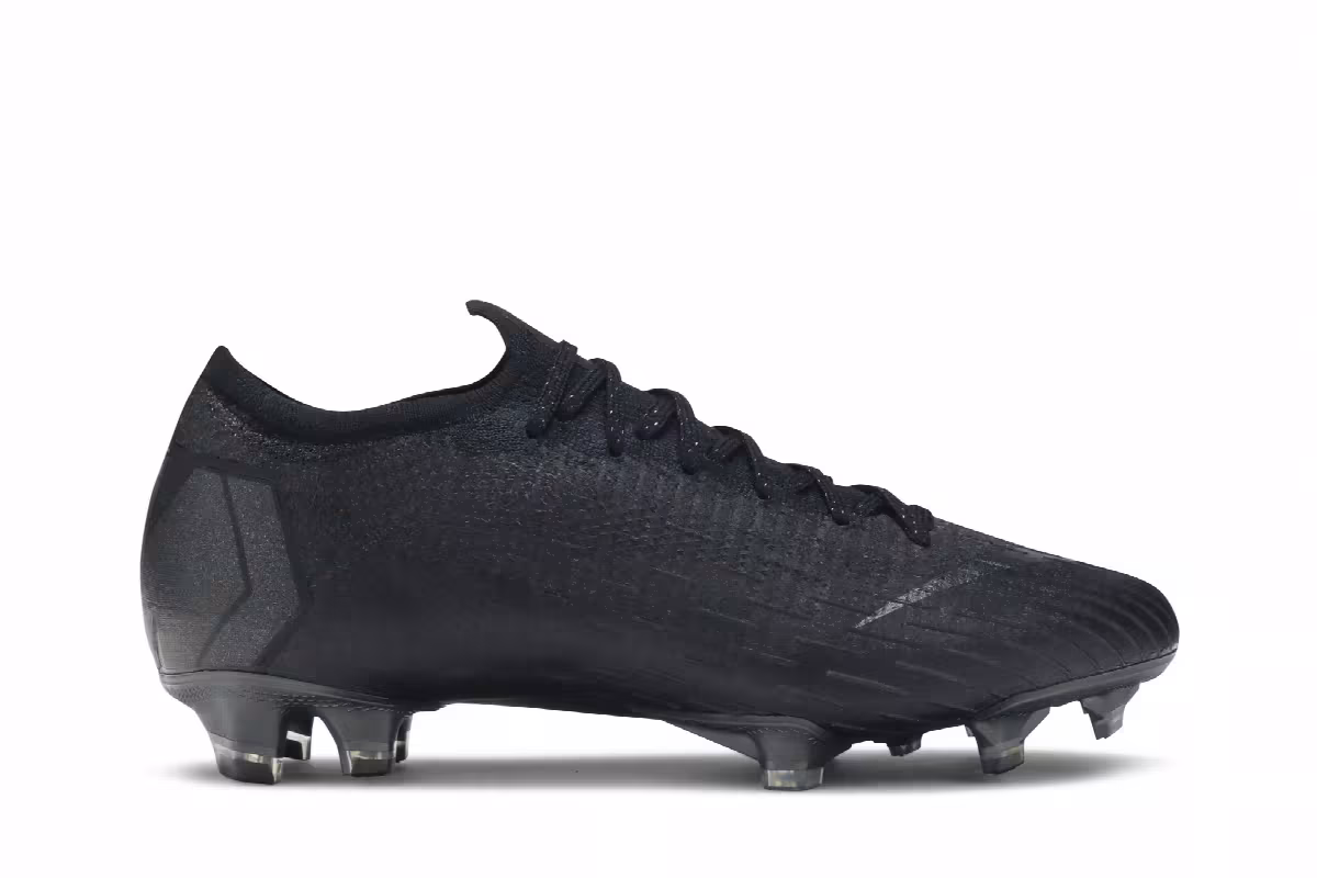 Nike Mercurial Vapor 12 Elite FG Black, view 2