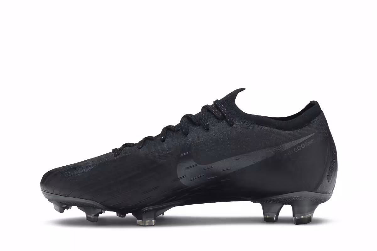 Nike Mercurial Vapor 12 Elite FG Black, view 4