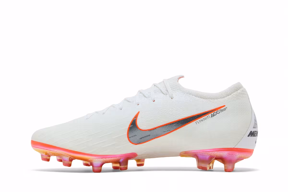 Nike Mercurial Vapor 12 Elite AG Pro White Total Orange, view 4