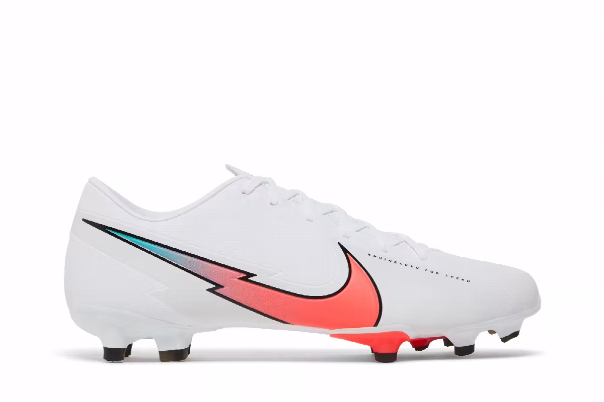 Nike Mercurial Vapor 13 Academy MG White Flash Crimson, view 2