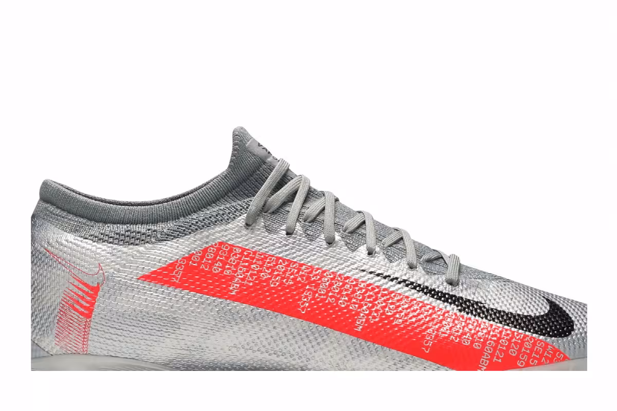 Nike Mercurial Vapor 13 Pro FG Metallic Grey Crimson, view 3