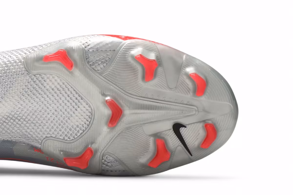 Nike Mercurial Vapor 13 Pro FG Metallic Grey Crimson, view 6