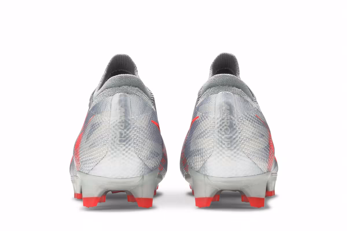 Nike Mercurial Vapor 13 Pro FG Metallic Grey Crimson, view 7