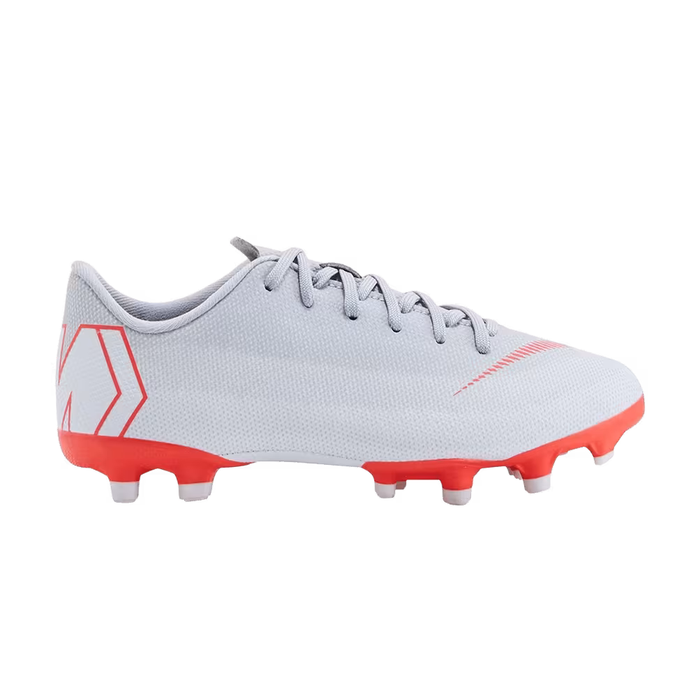 Nike Mercurial Vapor 12 Academy MG GS Wolf Grey Crimson