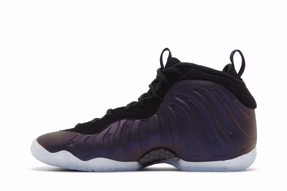 Nike Little Posite One GS Eggplant 2024, view 4