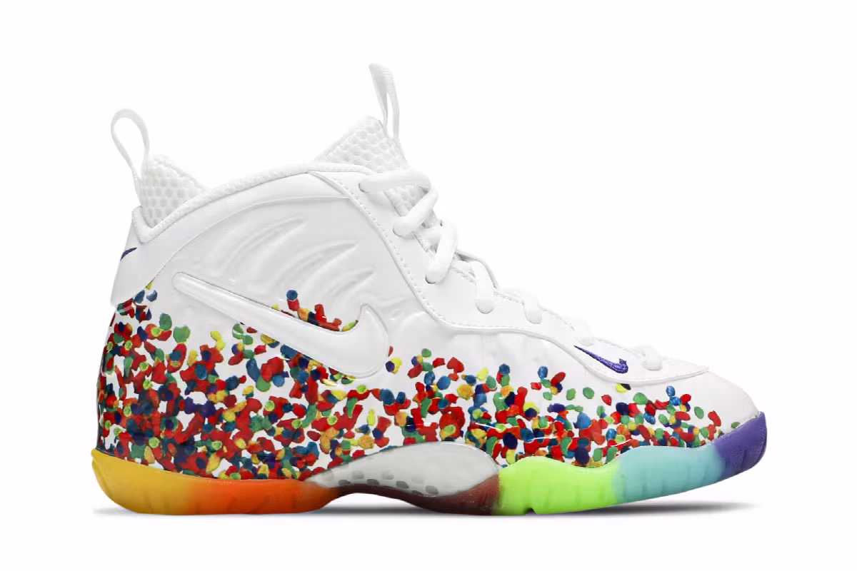 Nike Little Posite Pro PS Fruity Pebbles, view 2