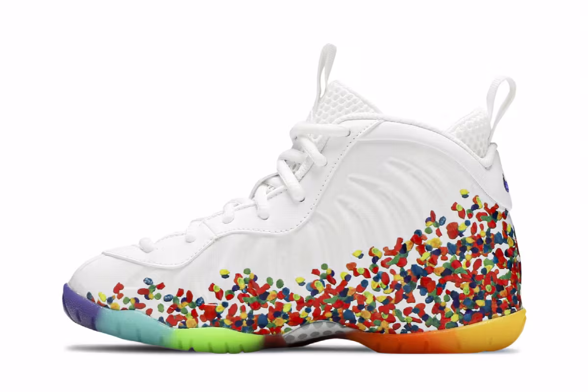 Nike Little Posite Pro PS Fruity Pebbles, view 4