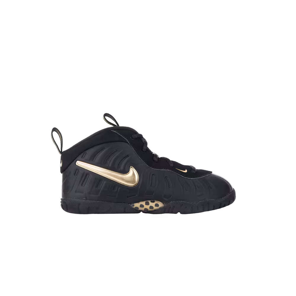 Nike Little Posite Pro TD Black Metallic Gold