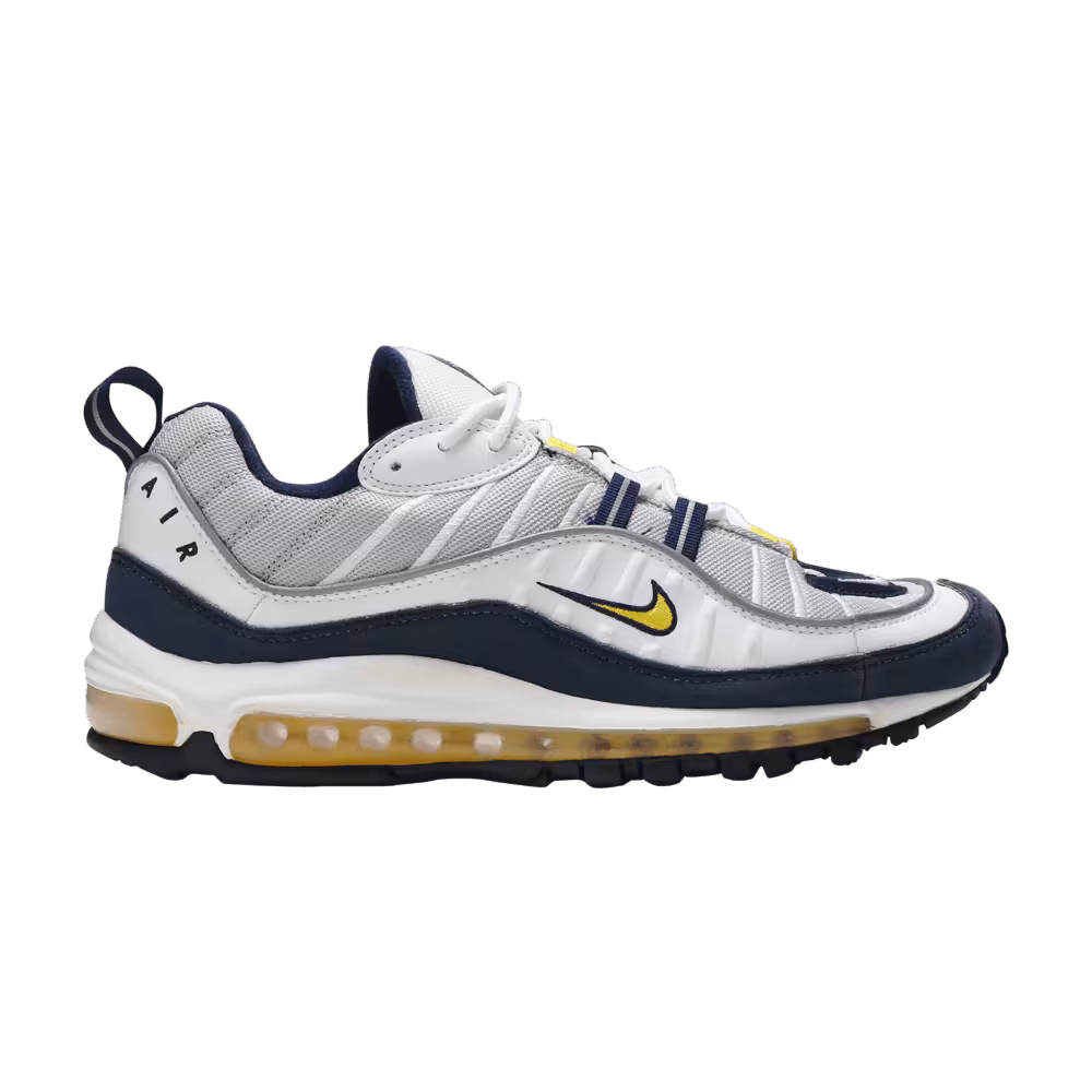 Nike Air Max 98 Yellow White Navy