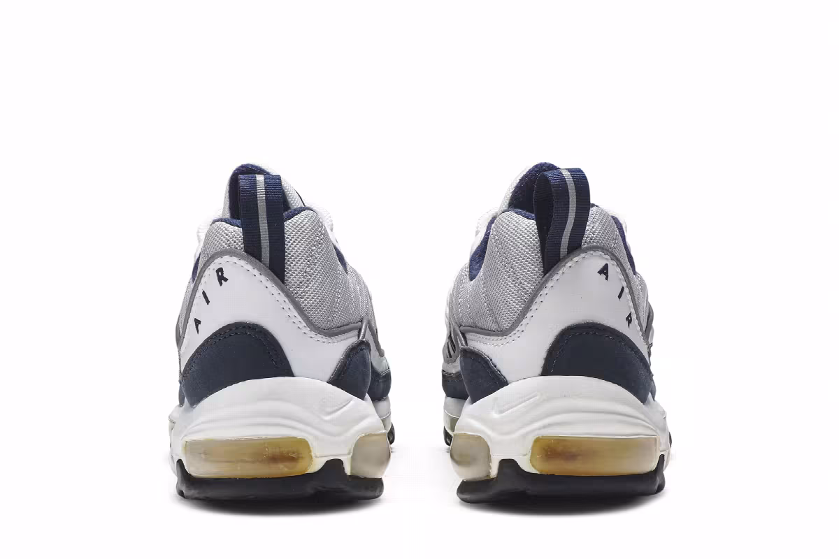 Nike Air Max 98 Yellow White Navy, view 7