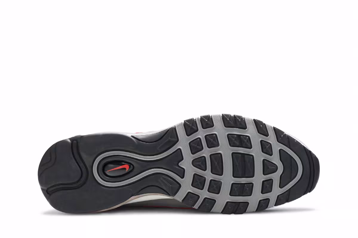 Nike Air Max 98 Particle Grey Red, view 5