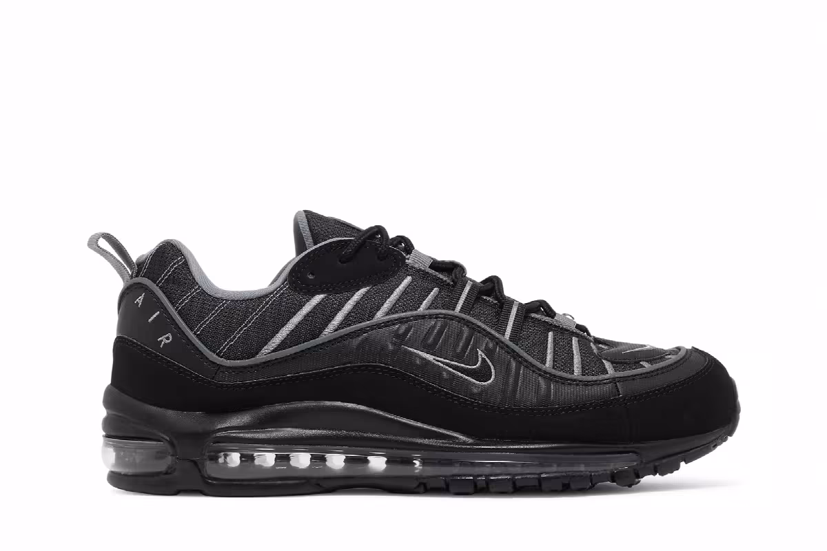 Nike Air Max 98 Black Smoke Grey, view 2
