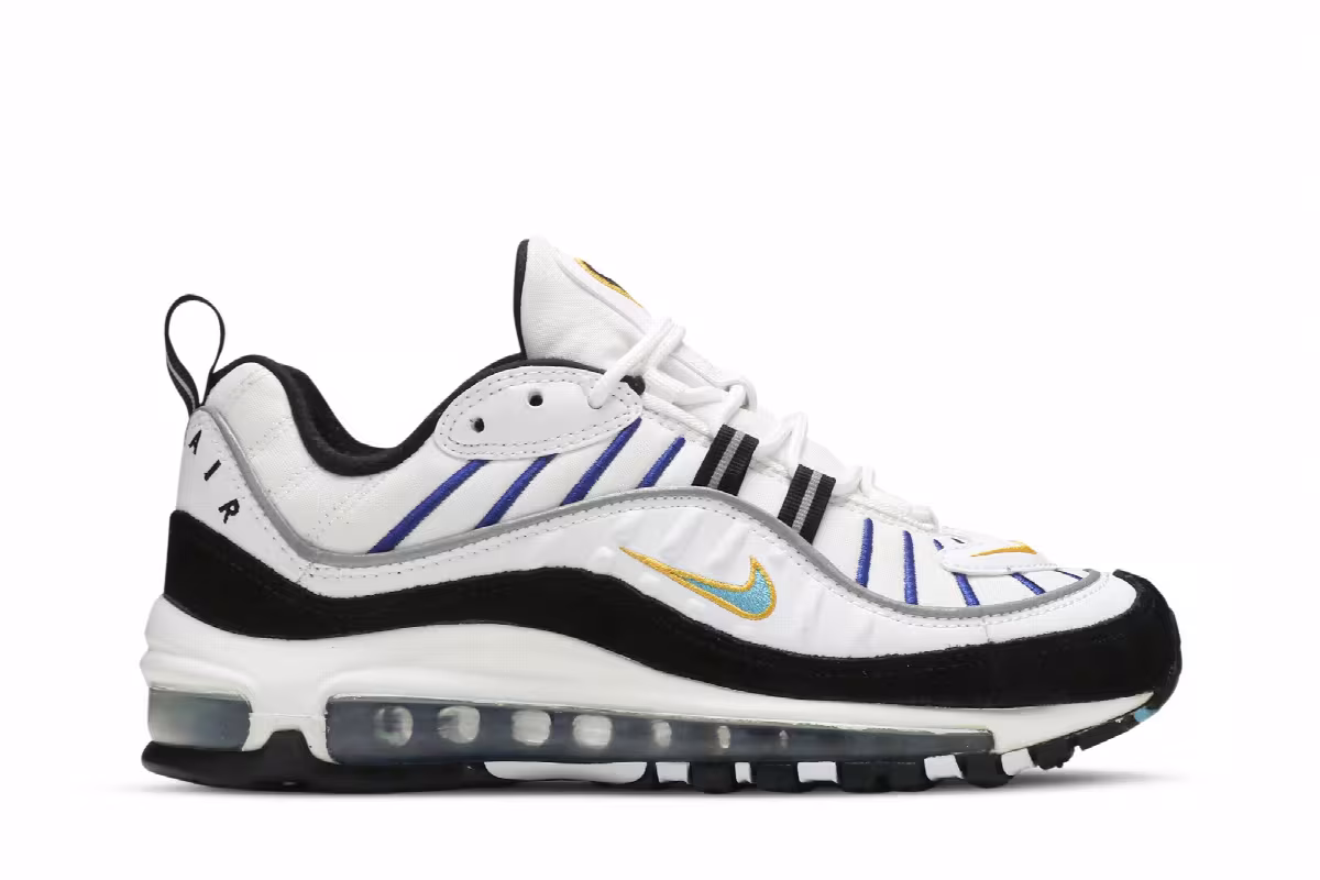 Nike Air Max 98 GS Heel Logo, view 2