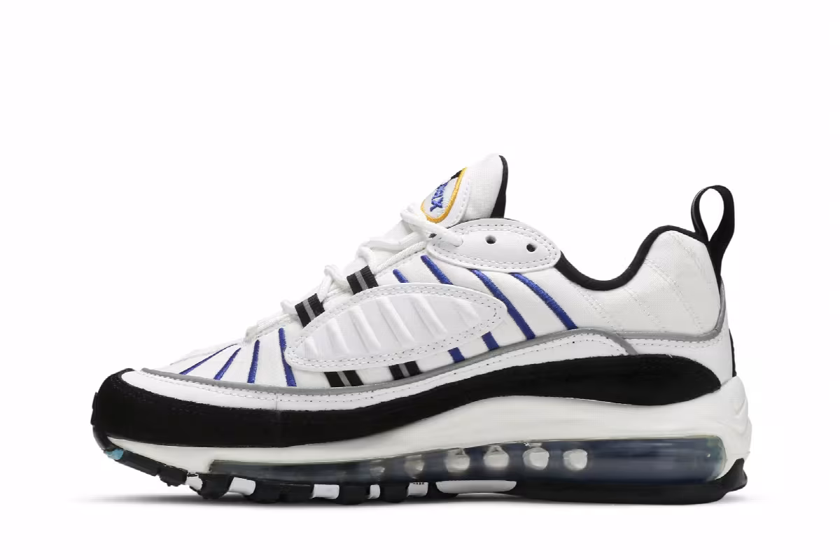 Nike Air Max 98 GS Heel Logo, view 4