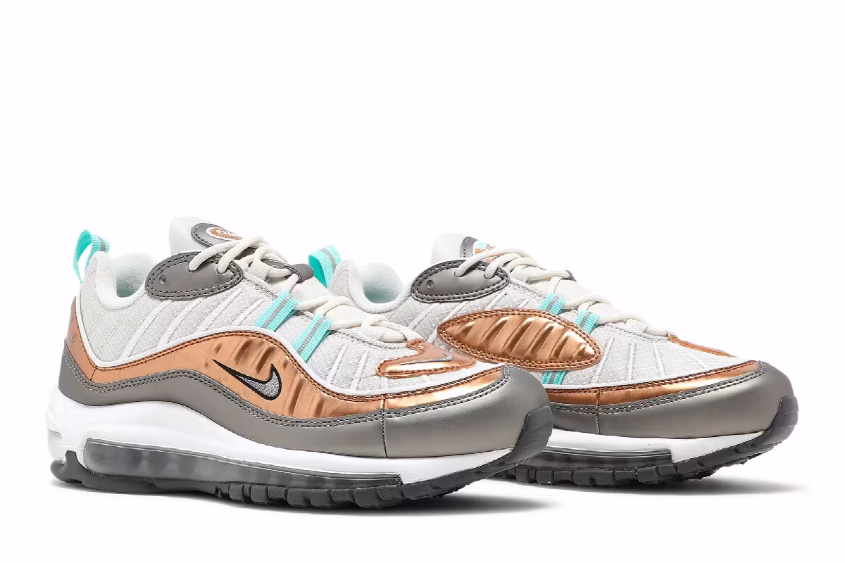 Nike Women's Air Max 98 Metallic Bronze, view 9