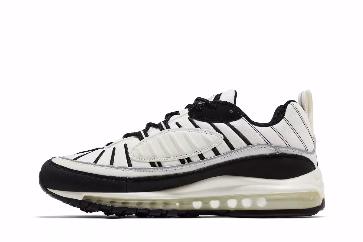 Nike Women's Air Max 98 Black Sail, view 4
