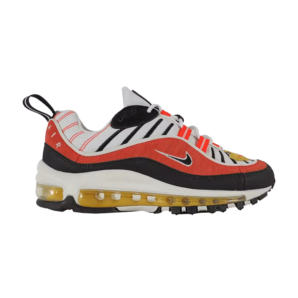 Nike Air Max 98 GS Black Bright Crimson