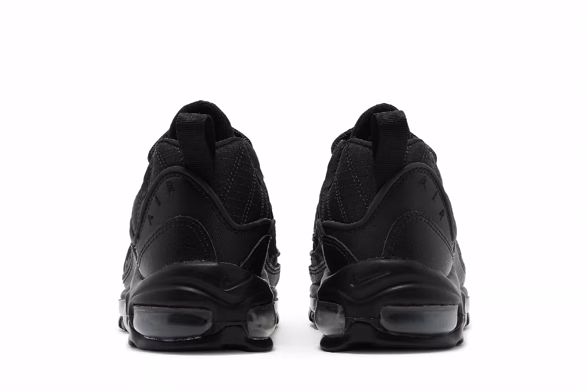Nike Air Max 98 GS Triple Black, view 7
