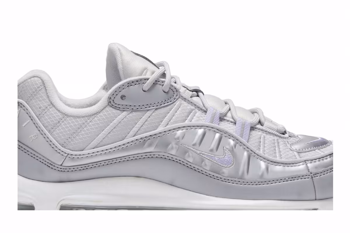 Nike Women's Air Max 98 Lilac Metallic Silver, view 3