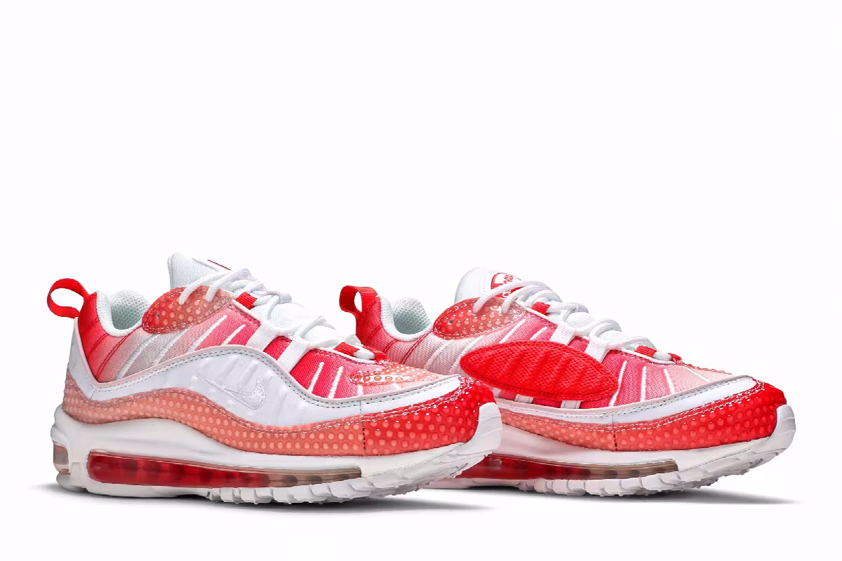 Nike Women's Air Max 98 Bubble Pack - Track Red, view 9