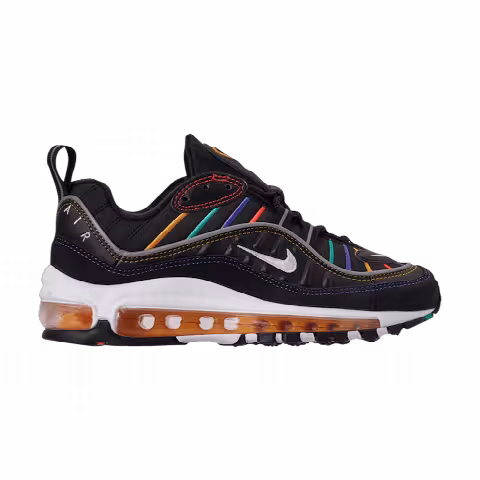 Nike Air Max 98 GS 'Black Multi'