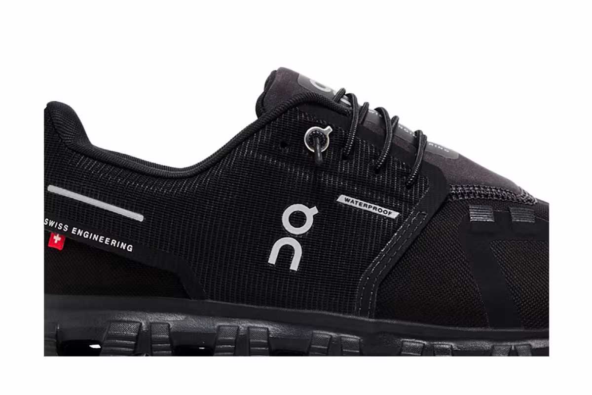 ON Women's Cloud 6 Waterproof Triple Black, view 3
