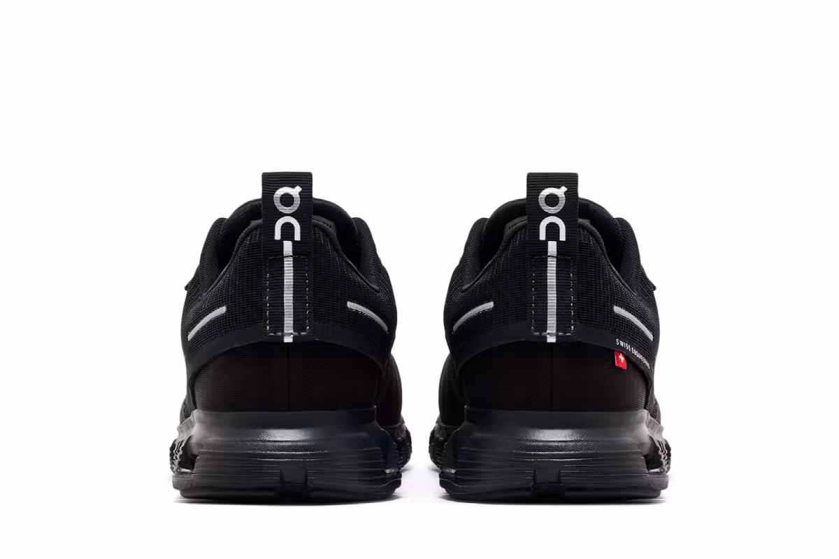 ON Women's Cloud 6 Waterproof Triple Black, view 7