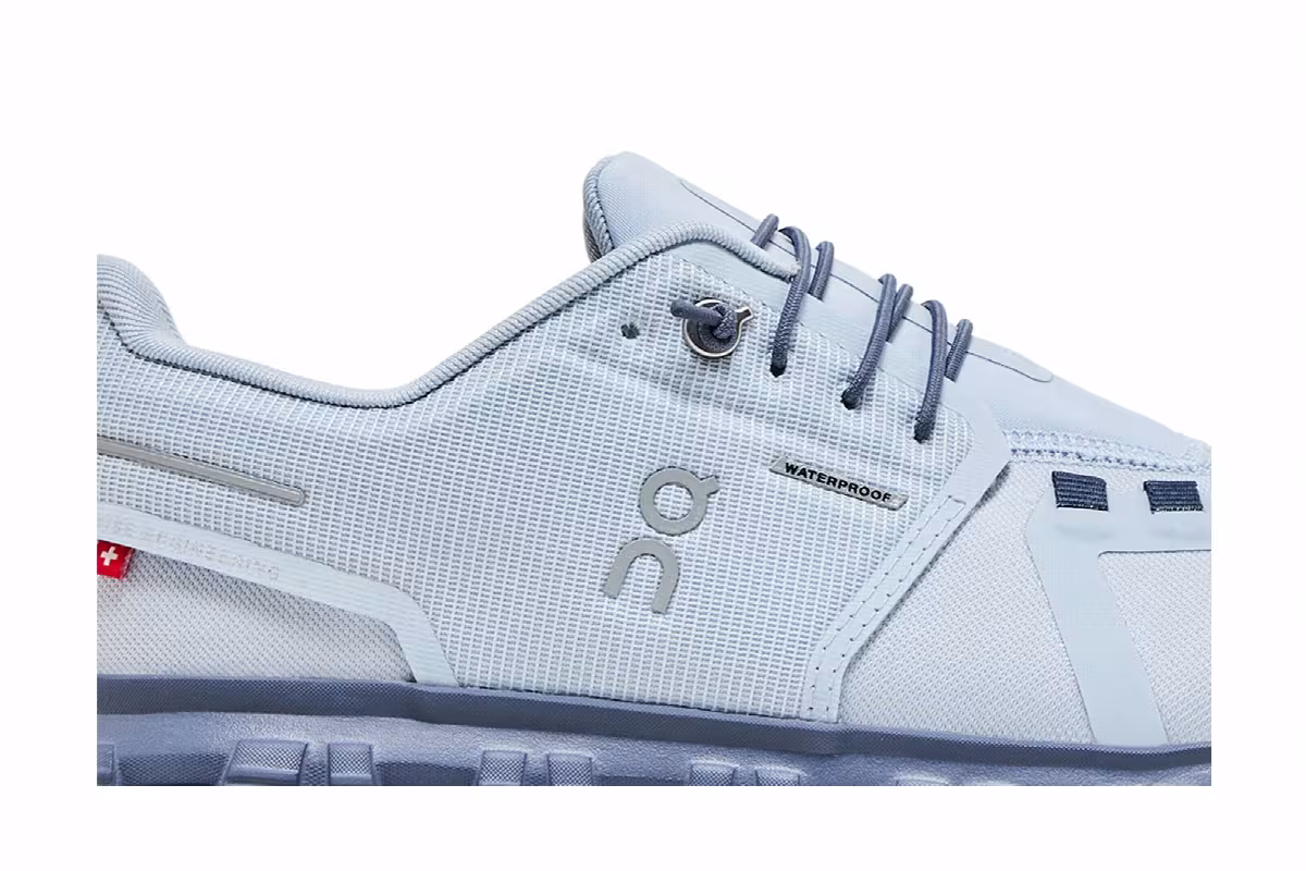 ON Women's Cloud 6 Waterproof Heather Metal, view 3