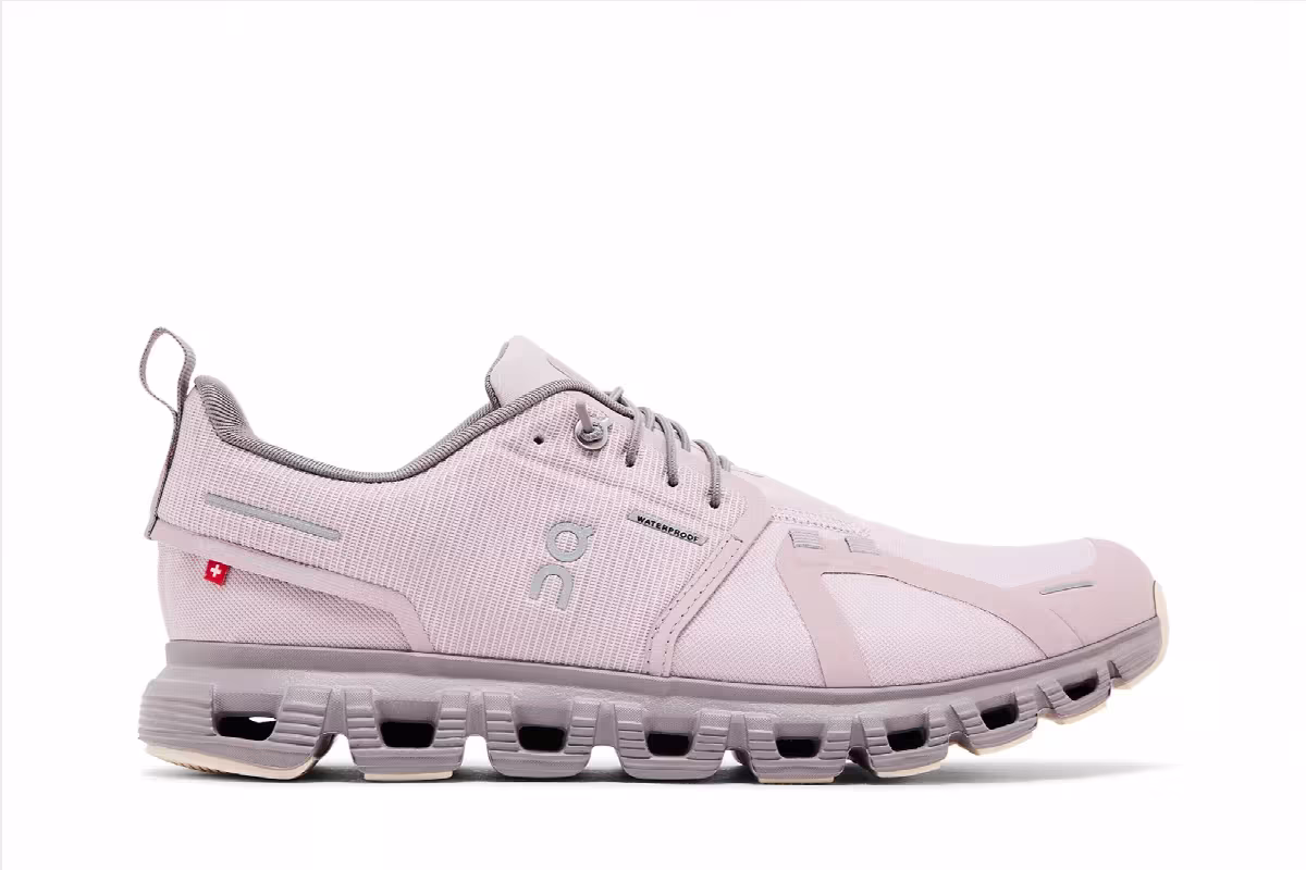 ON Women's Cloud 6 Waterproof Mauve Zinc, view 2
