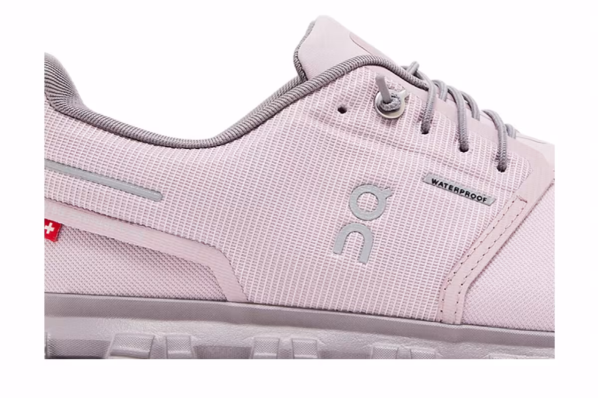 ON Women's Cloud 6 Waterproof Mauve Zinc, view 3