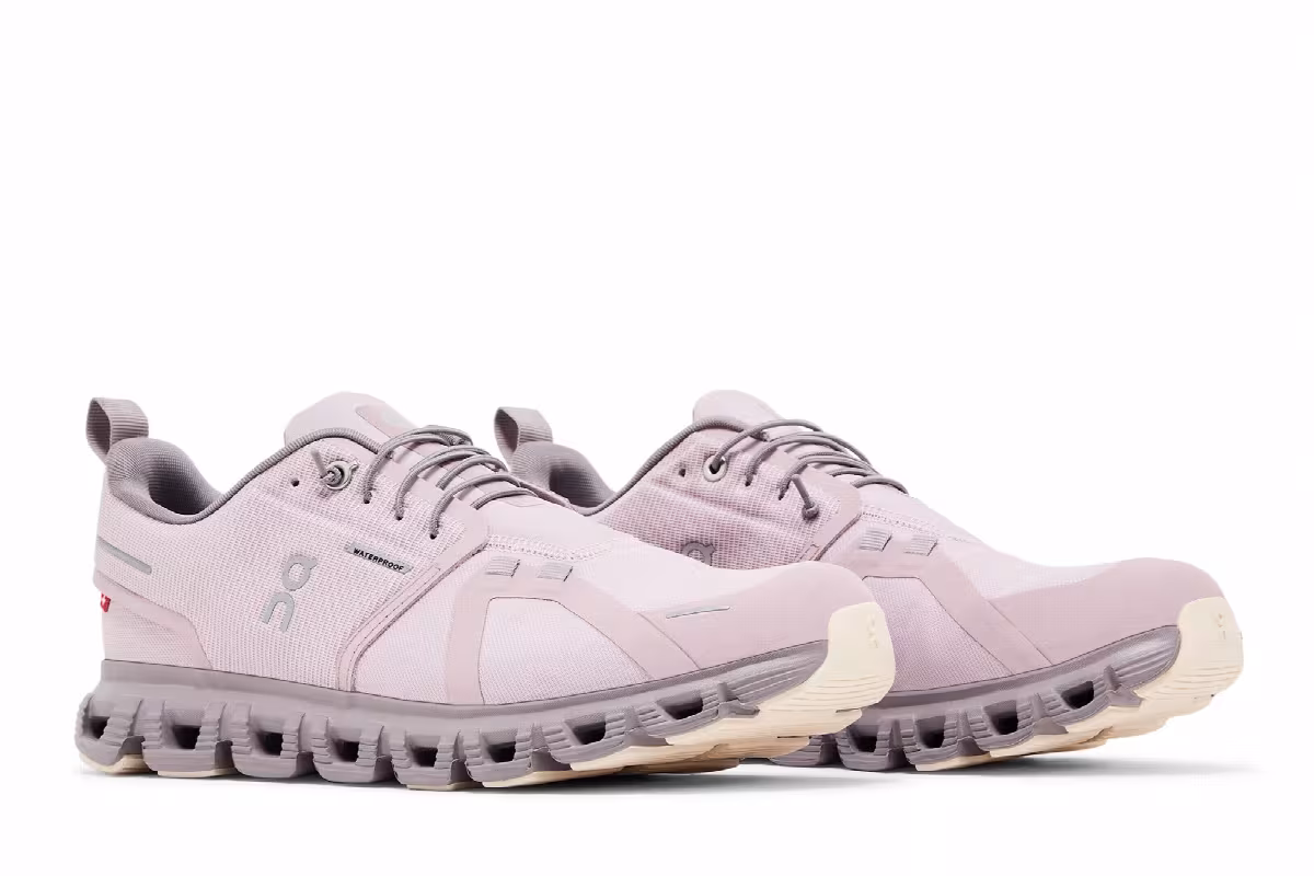 ON Women's Cloud 6 Waterproof Mauve Zinc, view 9