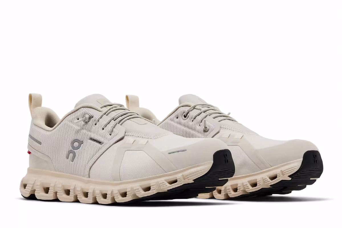 ON Women's Cloud 6 Waterproof Pearl Cream, view 9