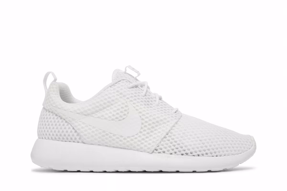 Nike Roshe Run Breeze All White, view 2