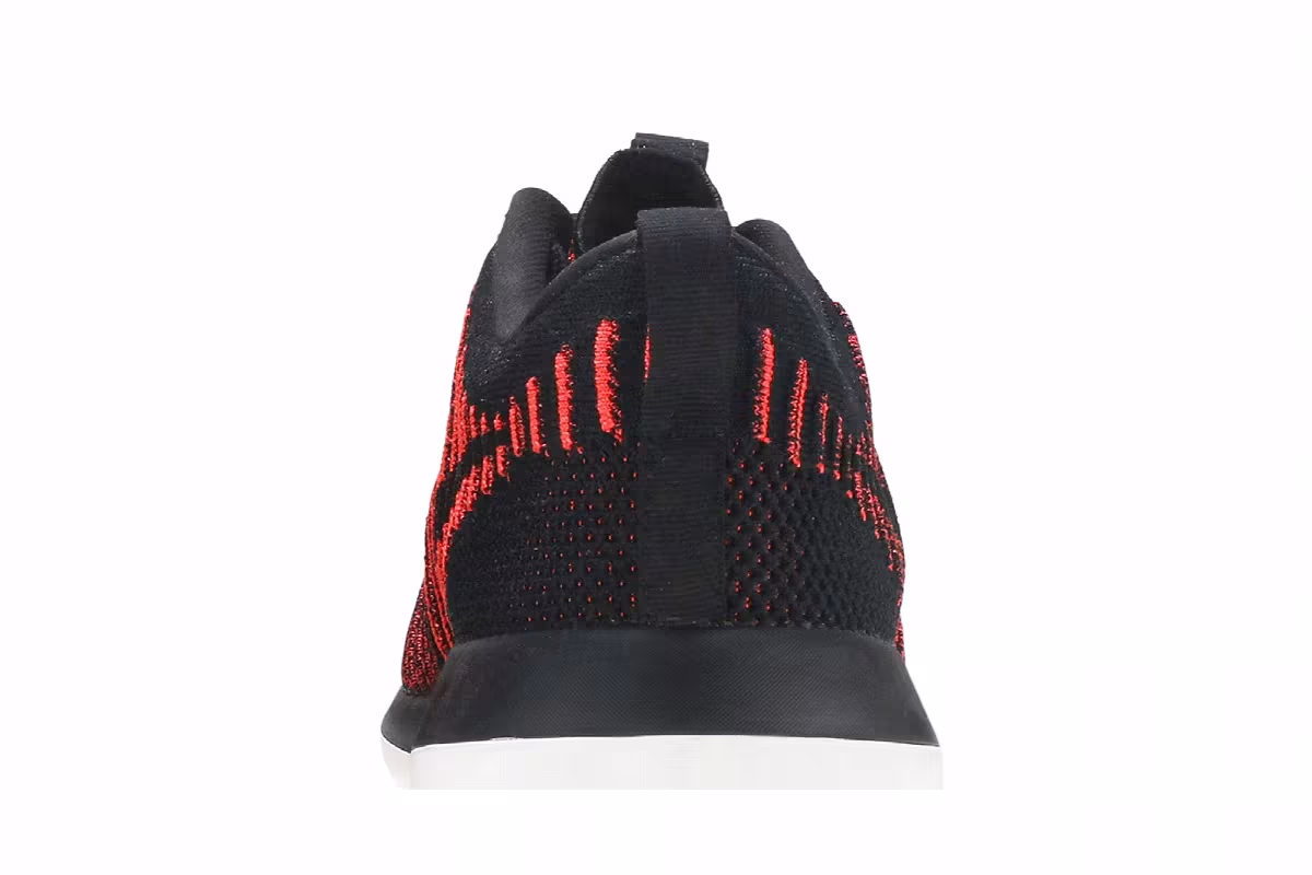 Nike Roshe Two Flyknit Black Bright Crimson, view 8